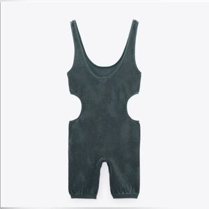 2/$40 NWT Zara Seamless Bodysuit with Cut Outs